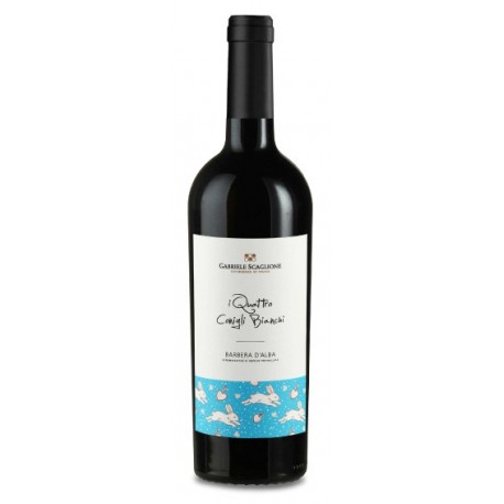 6 Bottles of Barbera d'Alba i Quattro Conigli Bianchi, Gabriele Scaglione