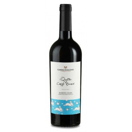 6 Bottles of Barbera d'Alba i Quattro Conigli Bianchi, Gabriele Scaglione